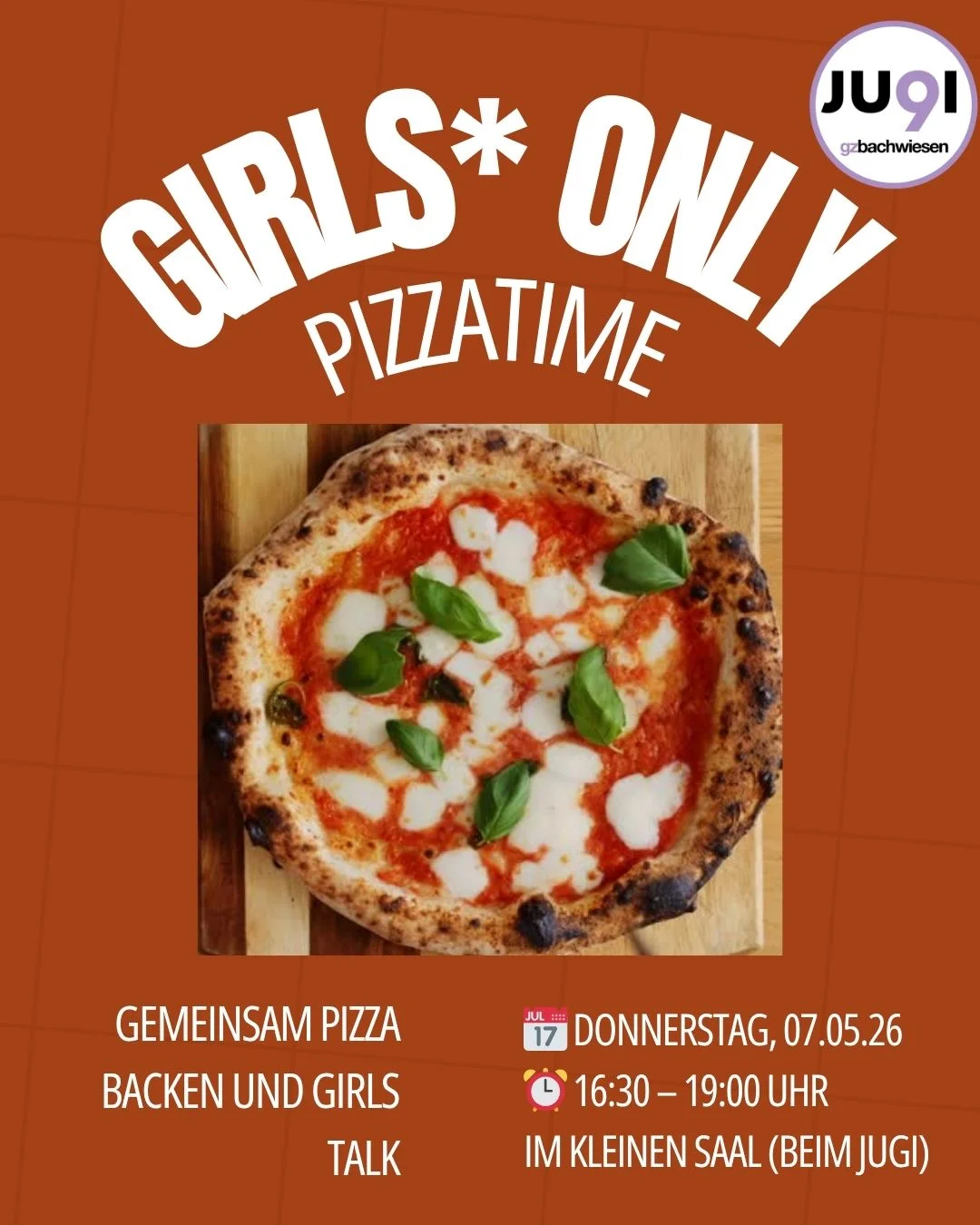 Pizzaparty beim Girls* Only Treff — gemeinsam kochen und lachen
